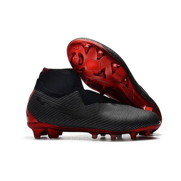 Nike Phantom VSN Elite DF FG Jordan x PSG Negro Rojo